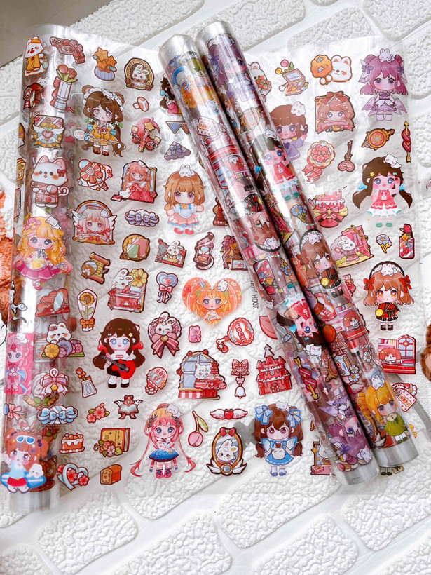 استیکررولی دختر